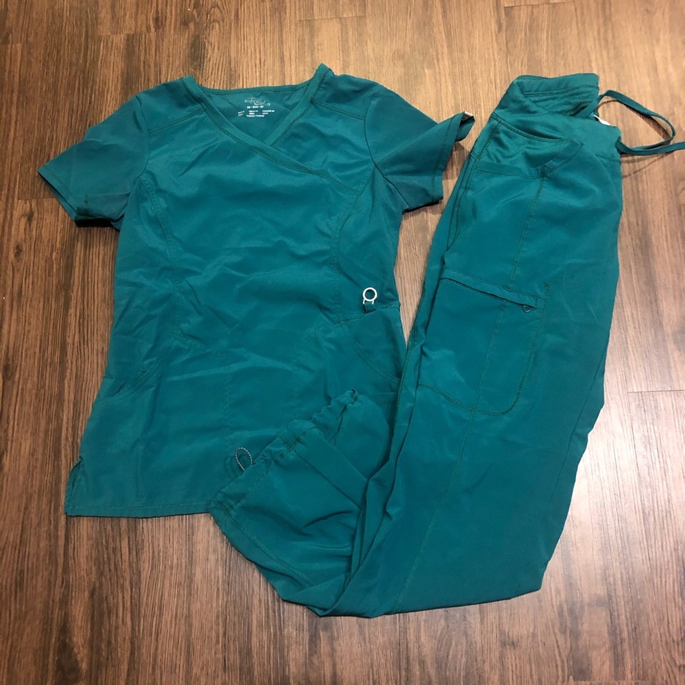 Hunter green scrubs
